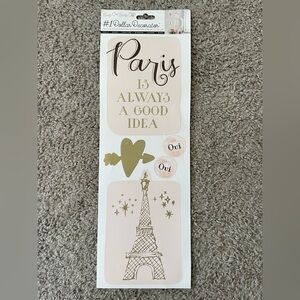 FREE WITH PURCHASE Wall Art Paris Stickers